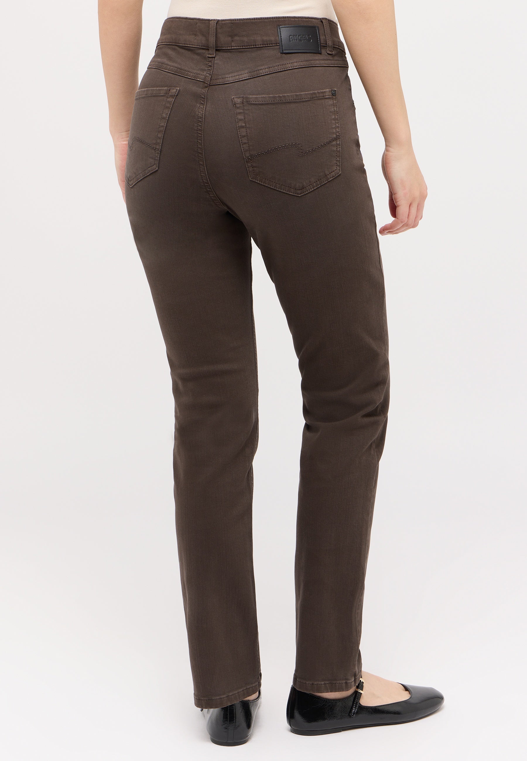 ANGELS JEANS Cici Straight-Fit Jeans - Dark Roast Brown - 346 3400.4205 von Angels Jeans