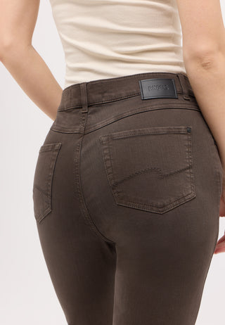 ANGELS JEANS Cici Straight-Fit Jeans - Dark Roast Brown - 346 3400.4205