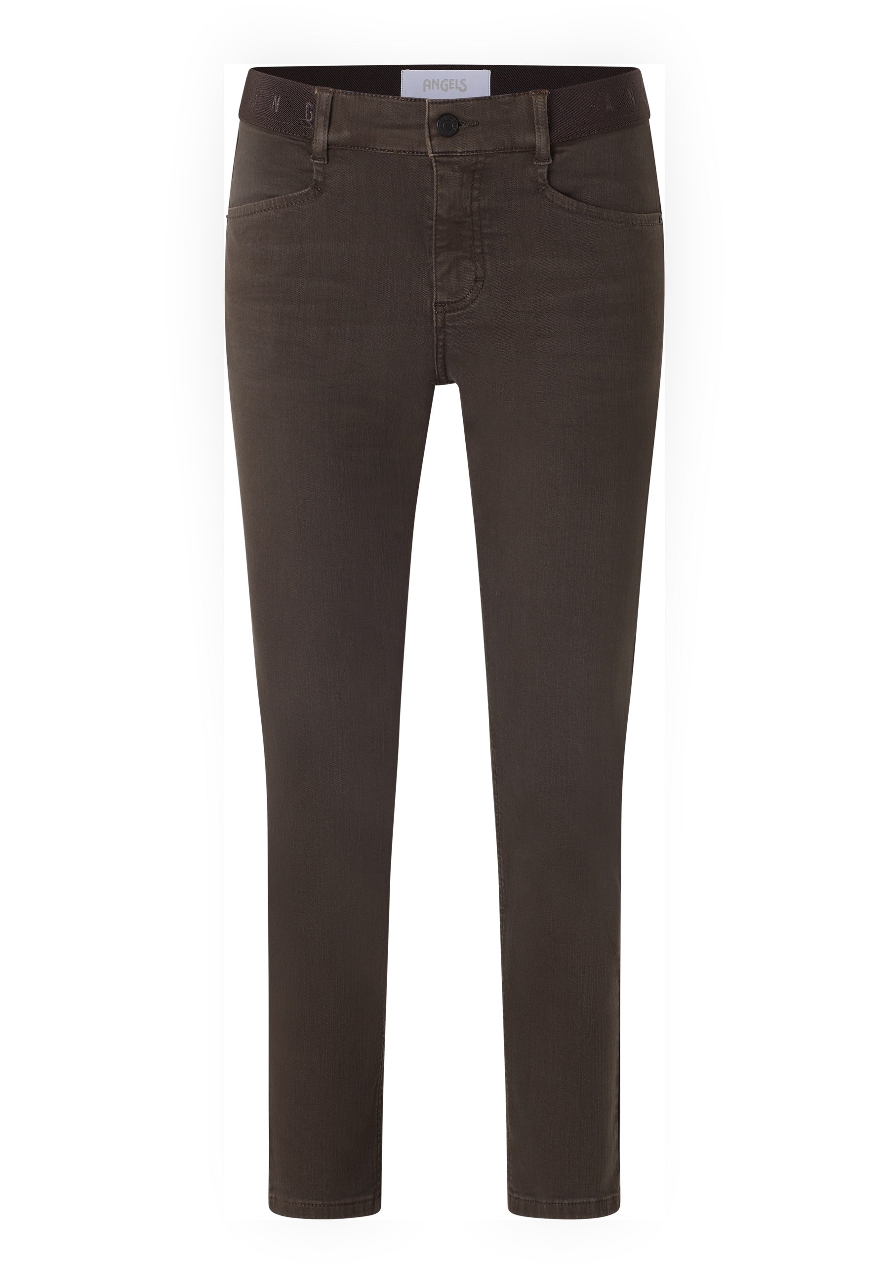ANGELS Ornella Sporty 7/8-Jeans - Dark Espresso Brown - 346 688907.42058