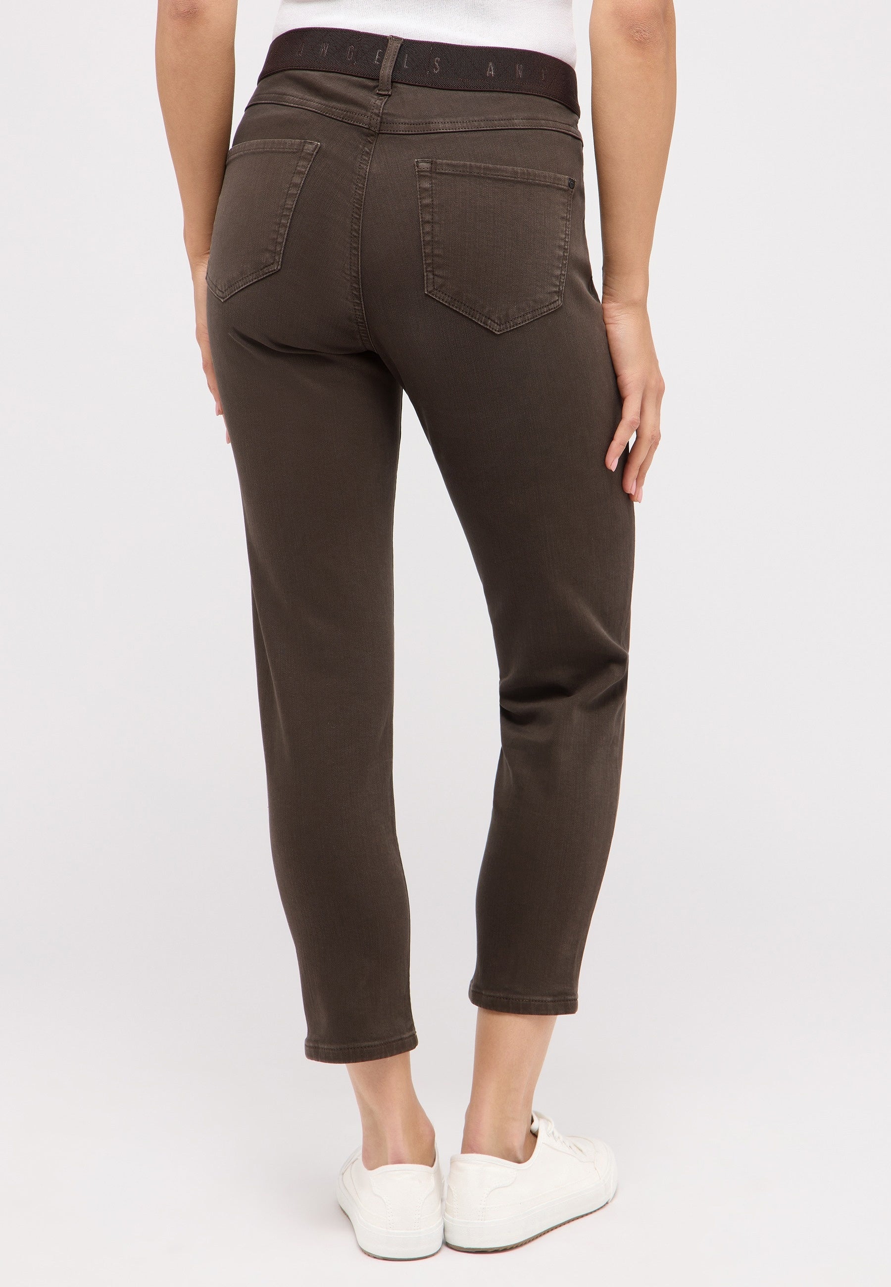 ANGELS Ornella Sporty 7/8-Jeans - Dark Espresso Brown - 346 688907.42058 von Angels Jeans