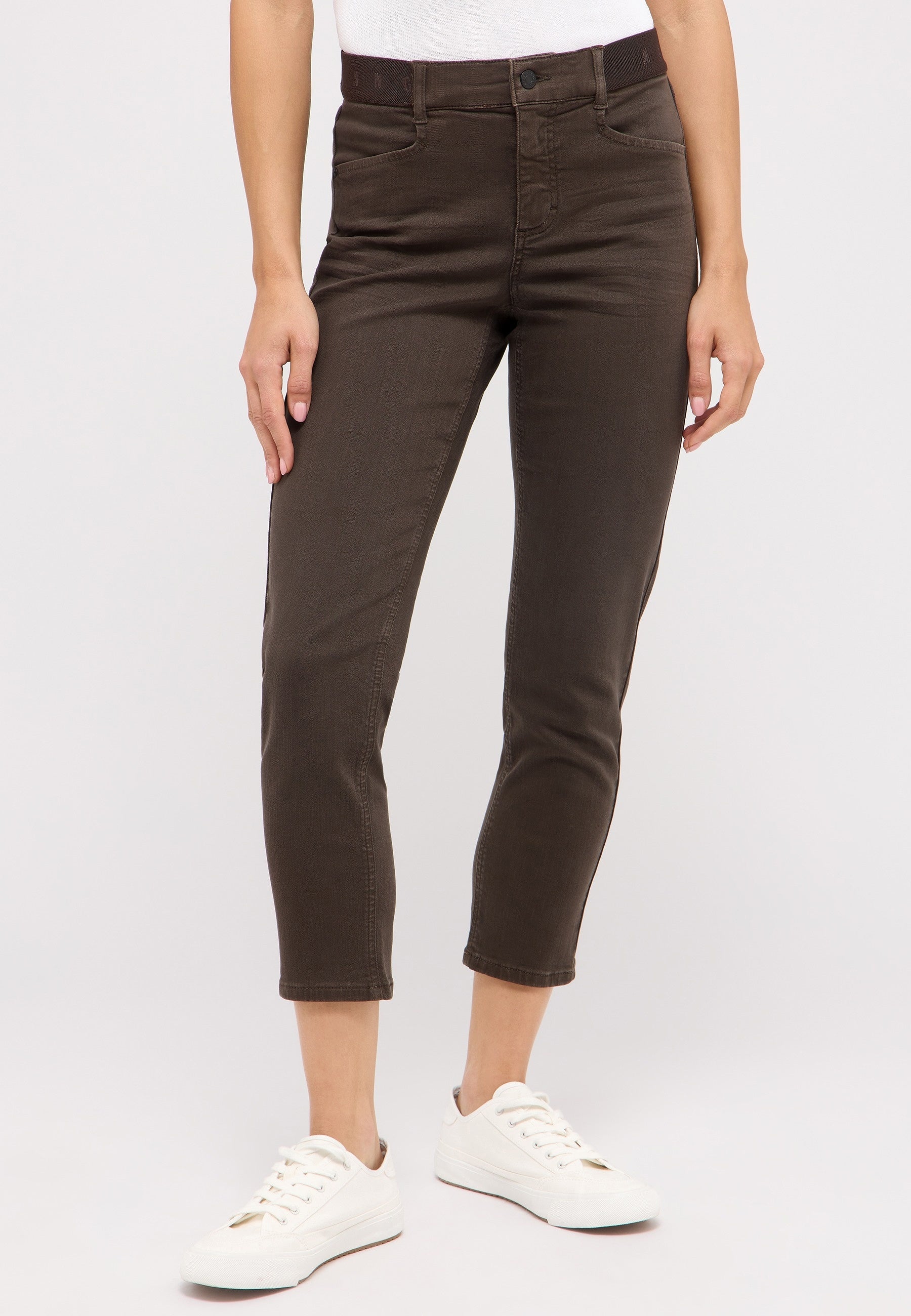 ANGELS Ornella Sporty 7/8-Jeans - Dark Espresso Brown - 346 688907.42058 von Angels Jeans