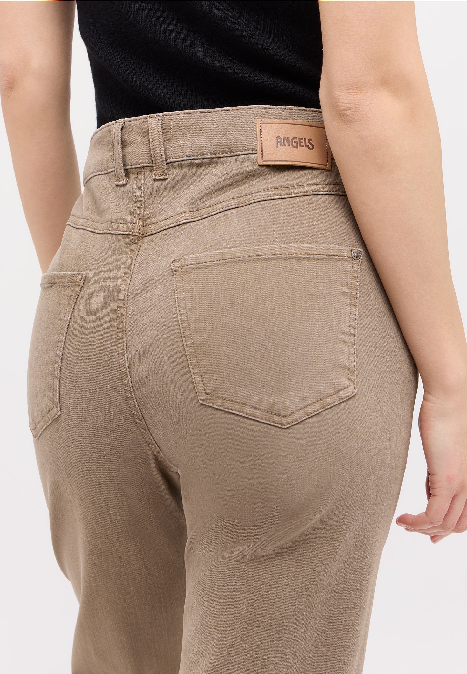 ANGELS JEANS Lara Wide Leg Jeans - Hazelnut Sand - 346 2900.4445 von Angels Jeans