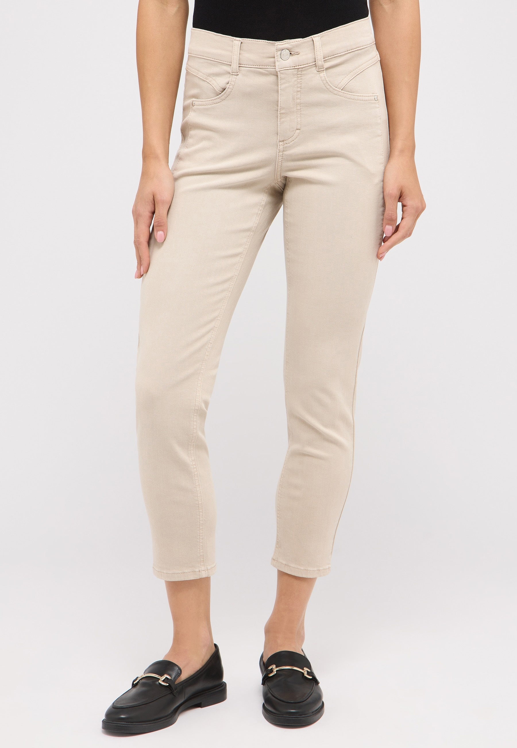 ANGELS Ornella Seam 7/8 Jeans - Soft Almond - 346 684407.4805 von Angels Jeans