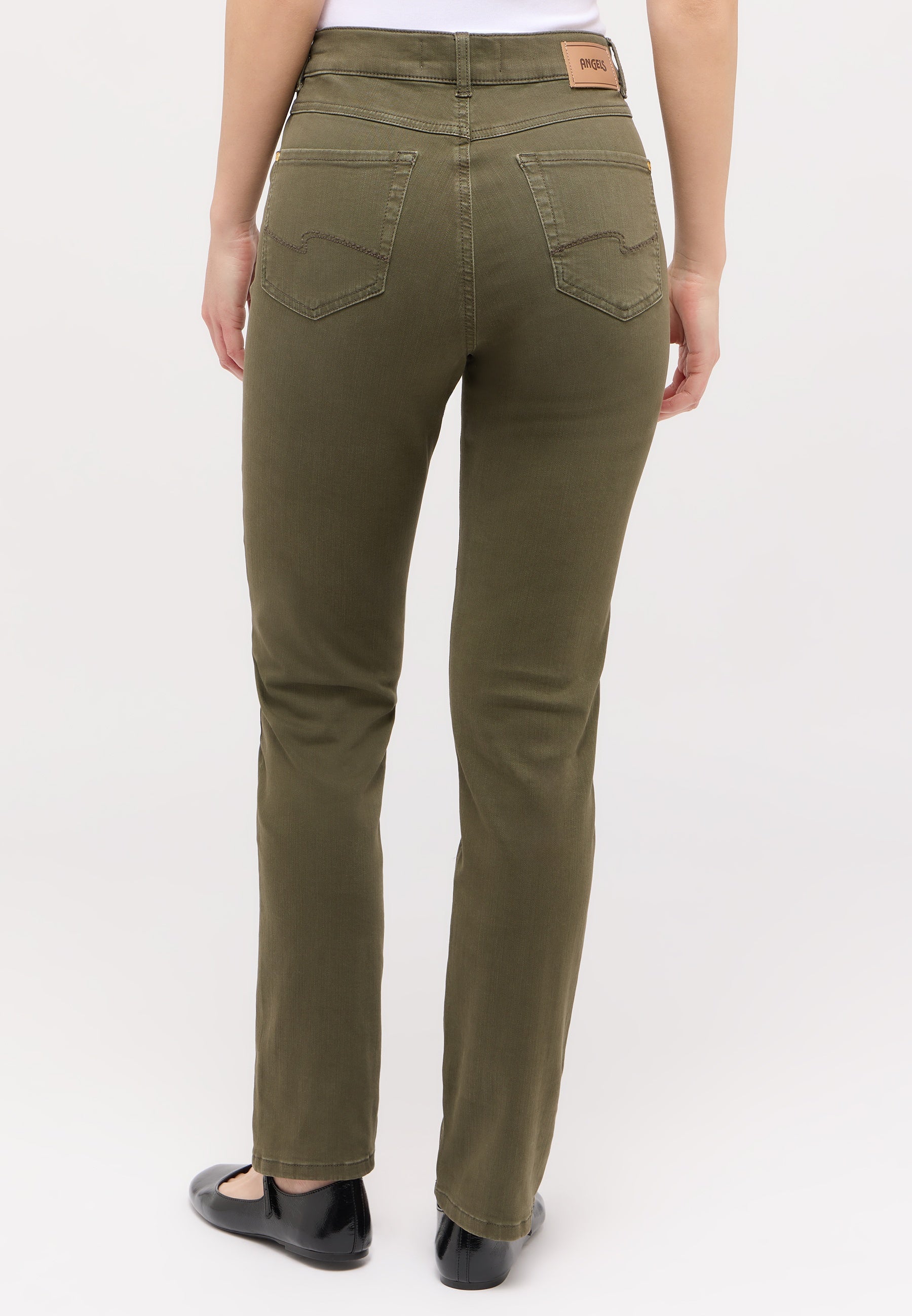 ANGELS JEANS Cici Slim-Fit Jeans - Dark Olive Wash - 346 3400.5235 von Angels Jeans