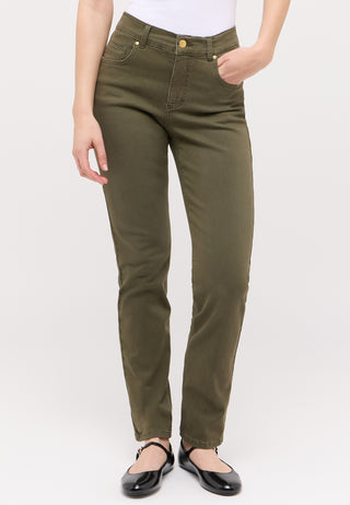ANGELS JEANS Cici Slim-Fit Jeans - Dark Olive Wash - 346 3400.5235