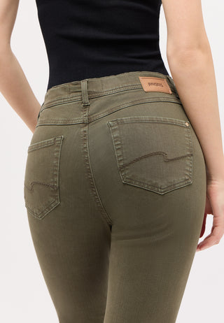 ANGELS Ornella 7/8-Jeans - Dark Olive Dusk - 346 680007.52358