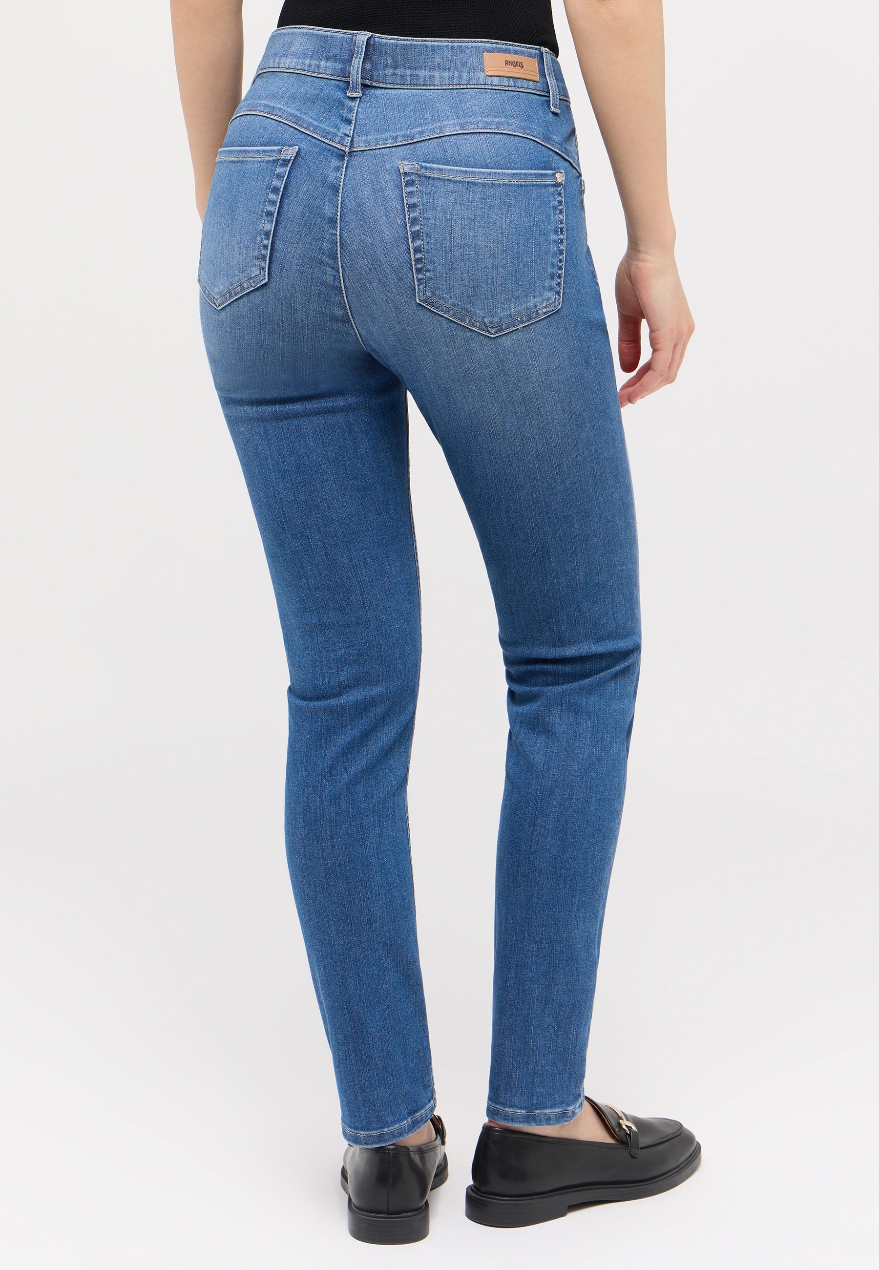 ANGELS JEANS Skinny Shape Push-Up Jeans - Sunlit Denim Blue - 397 1293.335 von Angels Jeans