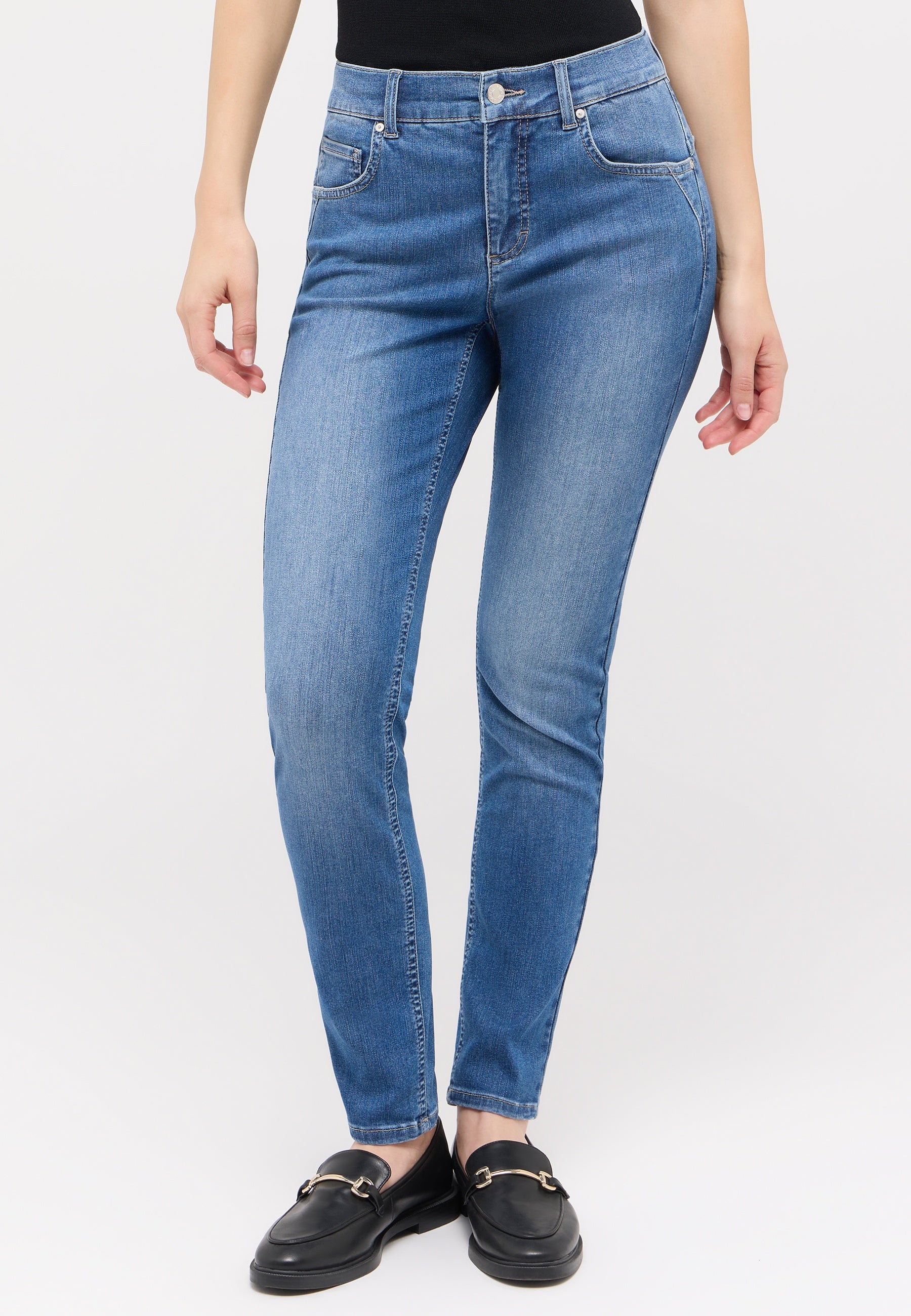 ANGELS JEANS Skinny Shape Push-Up Jeans - Sunlit Denim Blue - 397 1293.335 von Angels Jeans