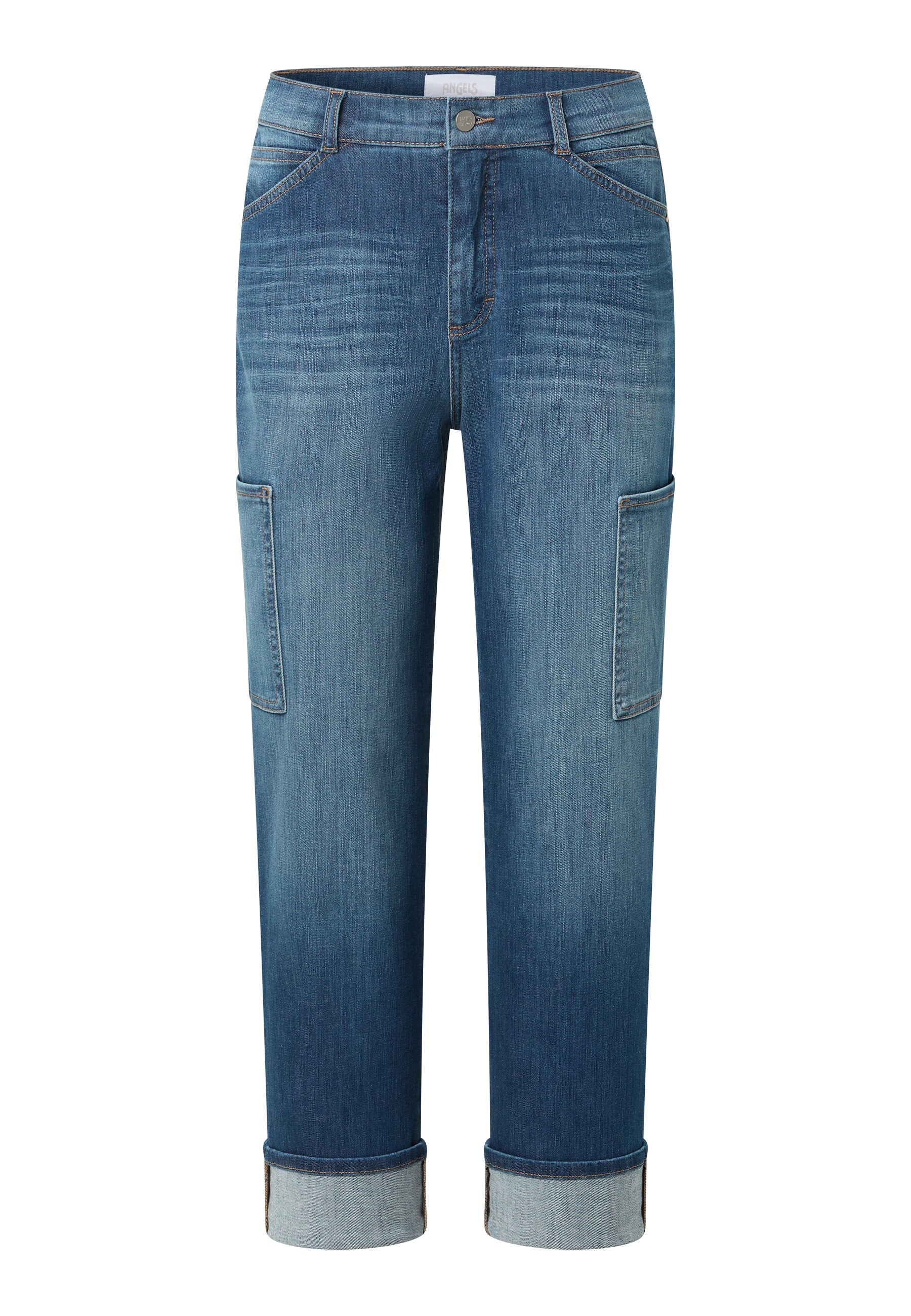 ANGELS Liberta Cargo Baggy Jeans - Pacific Drift Blue - 3883.3358