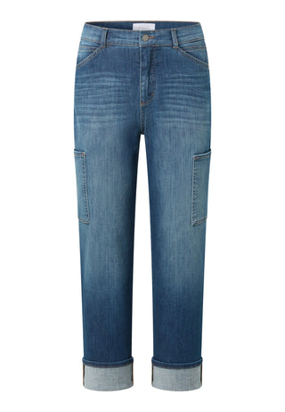 ANGELS Liberta Cargo Baggy Jeans - Pacific Drift Blue - 3883.3358