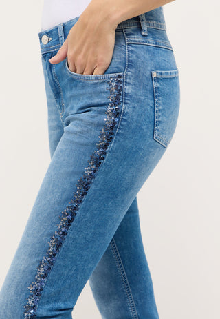 ANGELS Ornella Glow Jeans - Sunwashed Sky Blue - 332 682407.34758