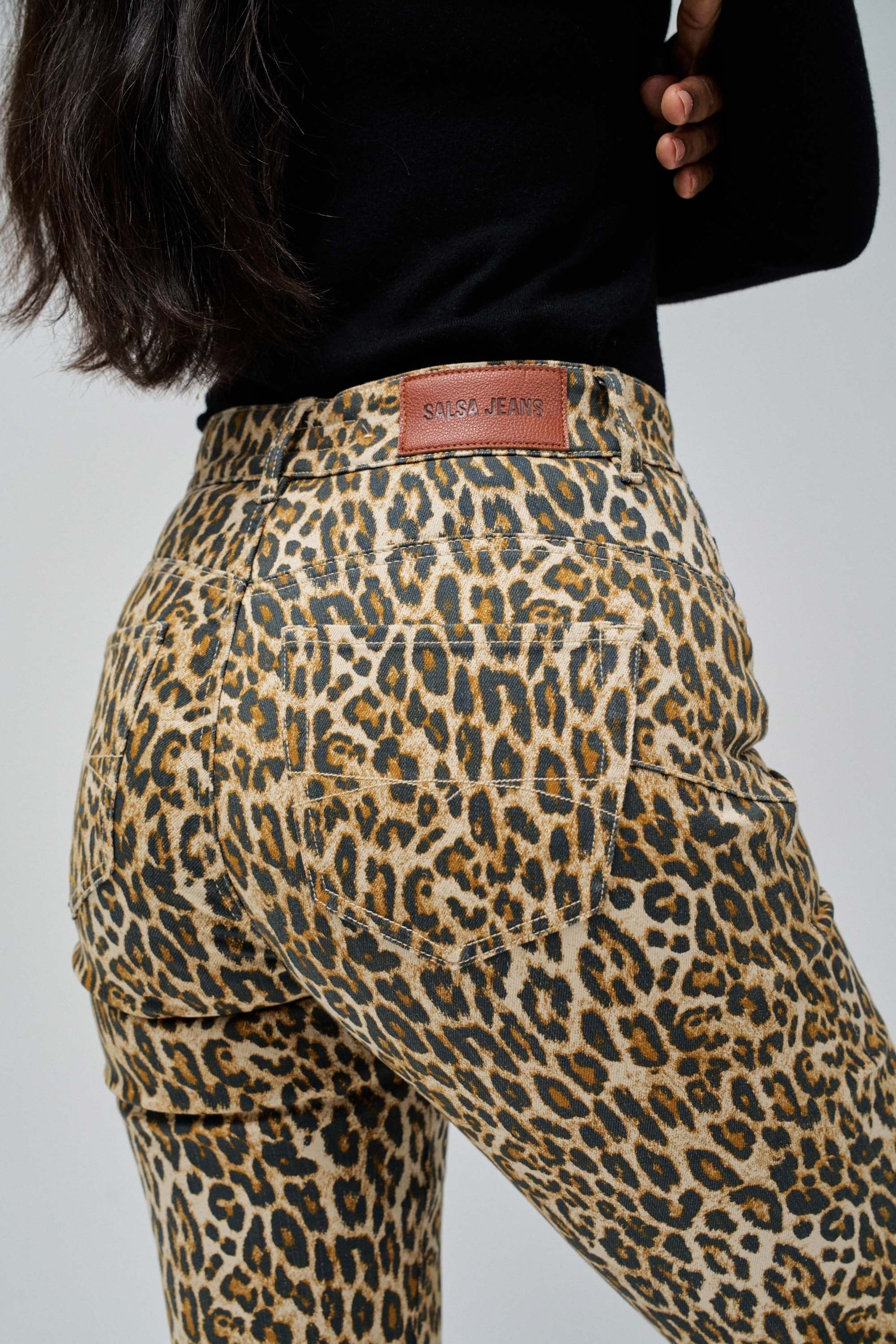 SALSA Faith Five Pocket - Desert Leopard Tan - 21009698.856