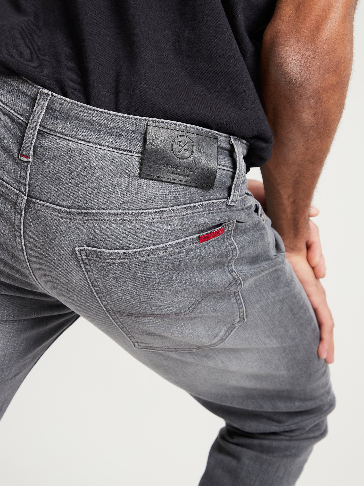 CROSS JEANS Damien Jeanshose - Stormy Steel Grey - E198-081 von Cross Jeans