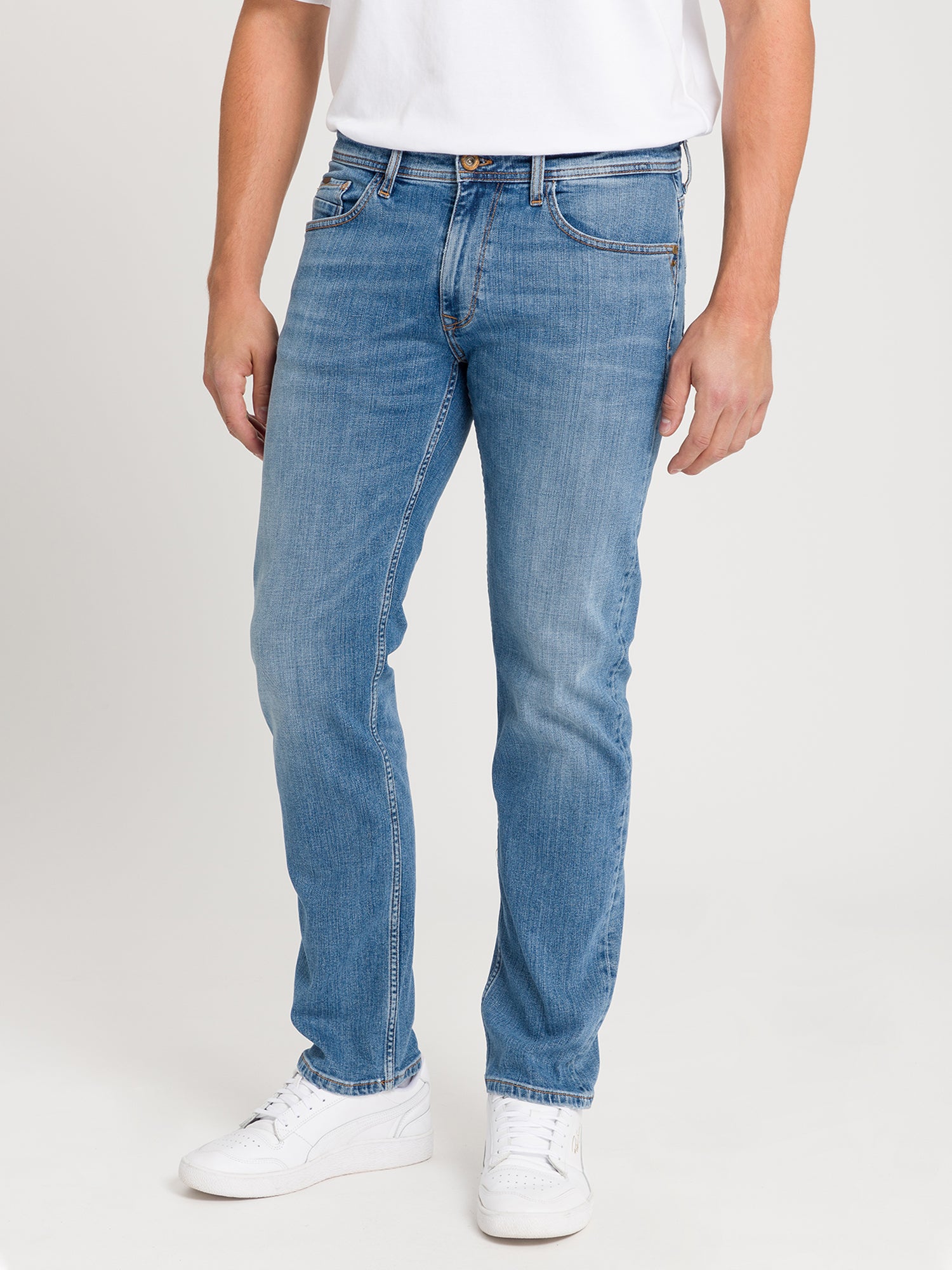 CROSS JEANS ANTONIO Five Pocket - Washed Atlantic Sky - E161-307