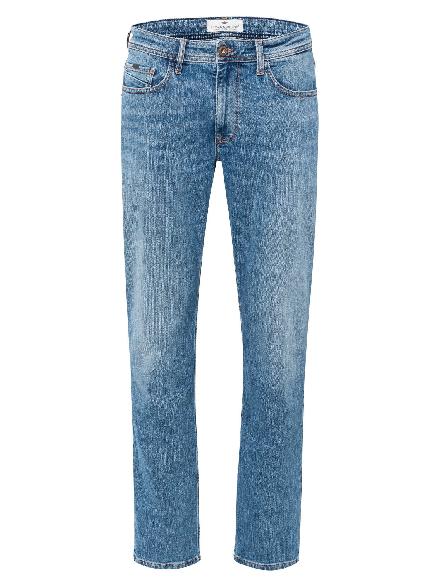 CROSS JEANS ANTONIO Five Pocket - Washed Atlantic Sky - E161-307