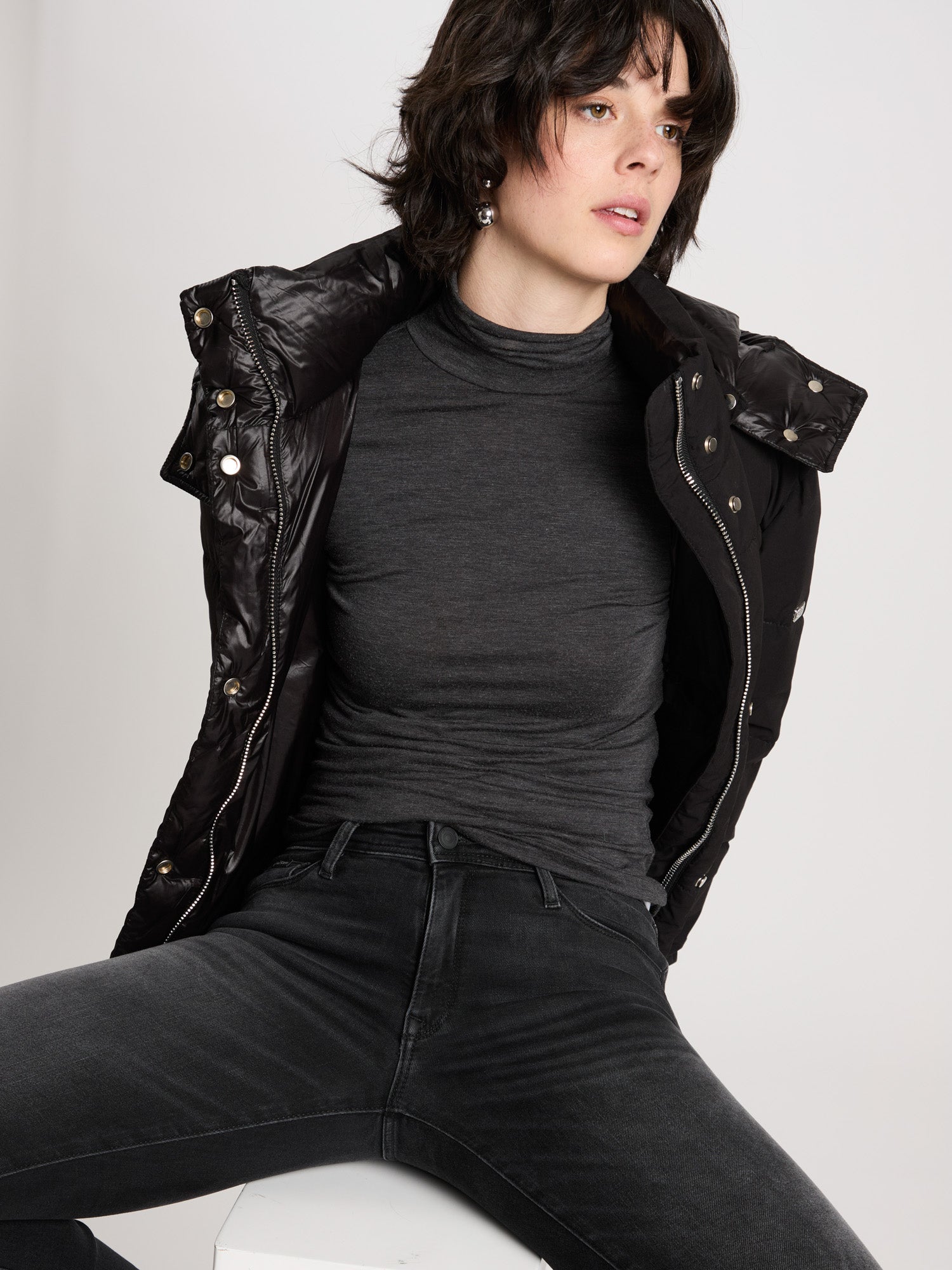 CROSS JEANS Anya Hose - Obsidian Charcoal - P489-238 von Cross Jeans