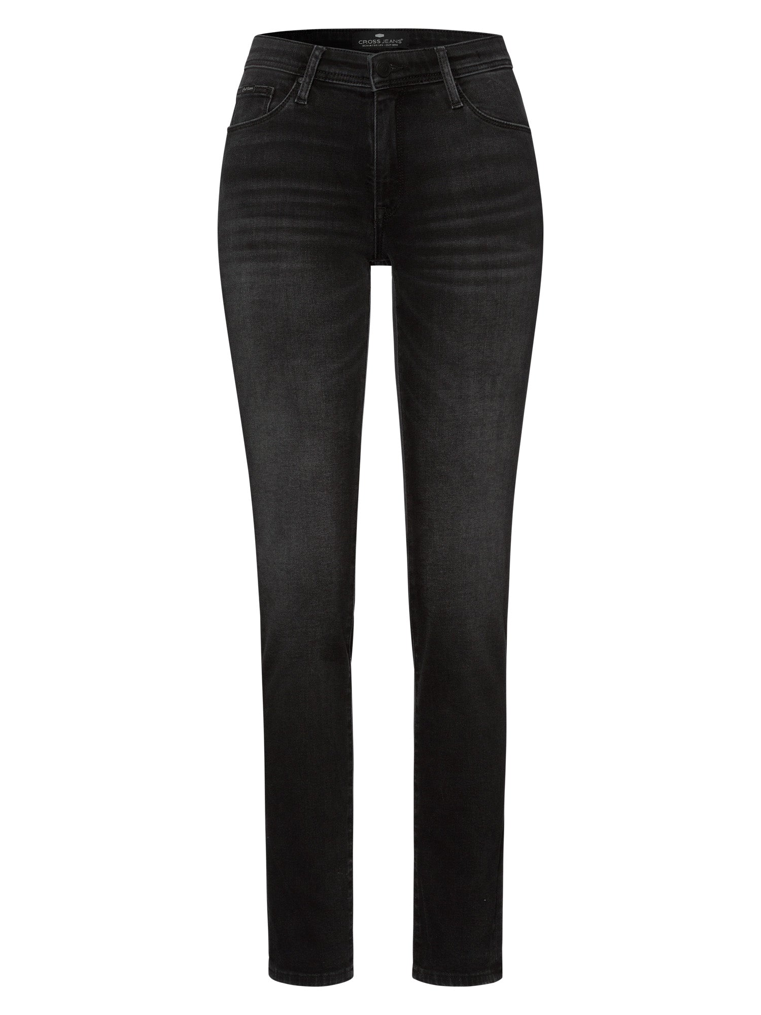 CROSS JEANS Anya Hose - Obsidian Charcoal - P489-238