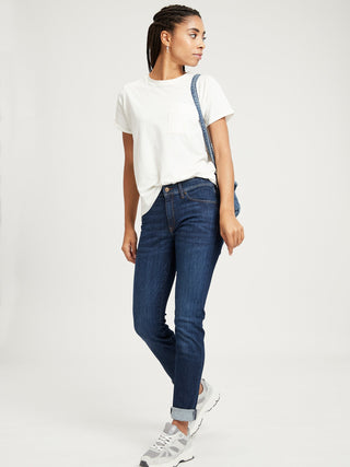 CROSS JEANS Anya Five Pocket - Midnight Denim Blue - P489-237