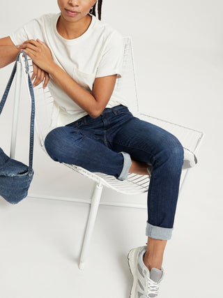 CROSS JEANS Anya Five Pocket - Midnight Denim Blue - P489-237