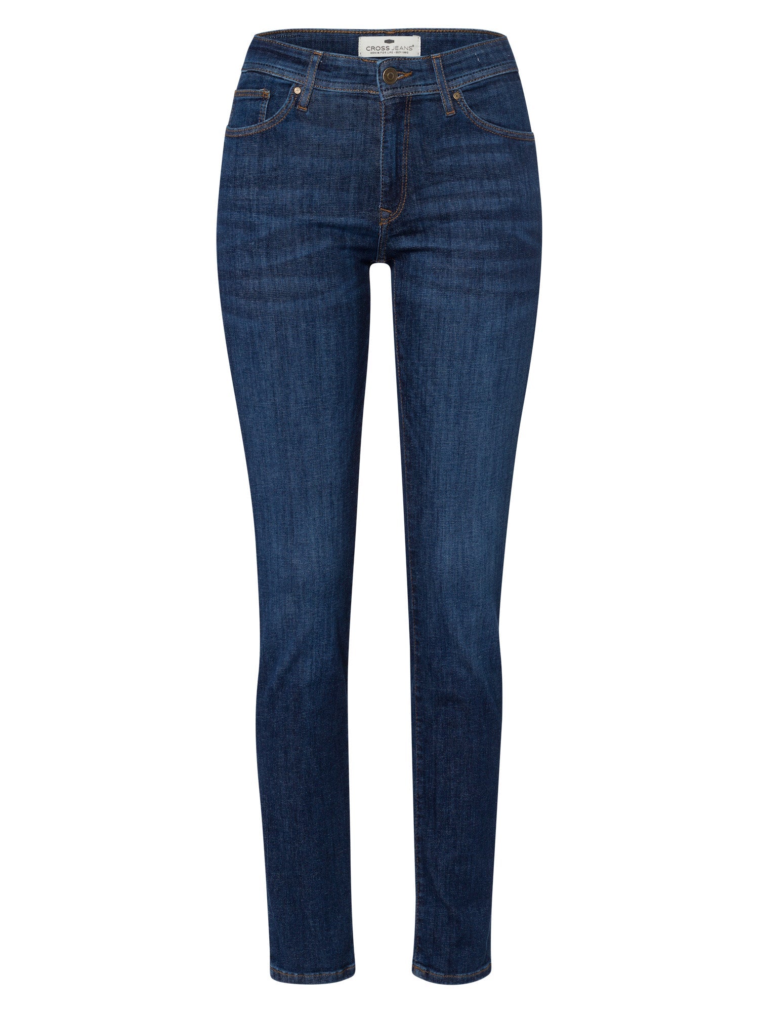 CROSS JEANS Anya Five Pocket - Midnight Denim Blue - P489-237