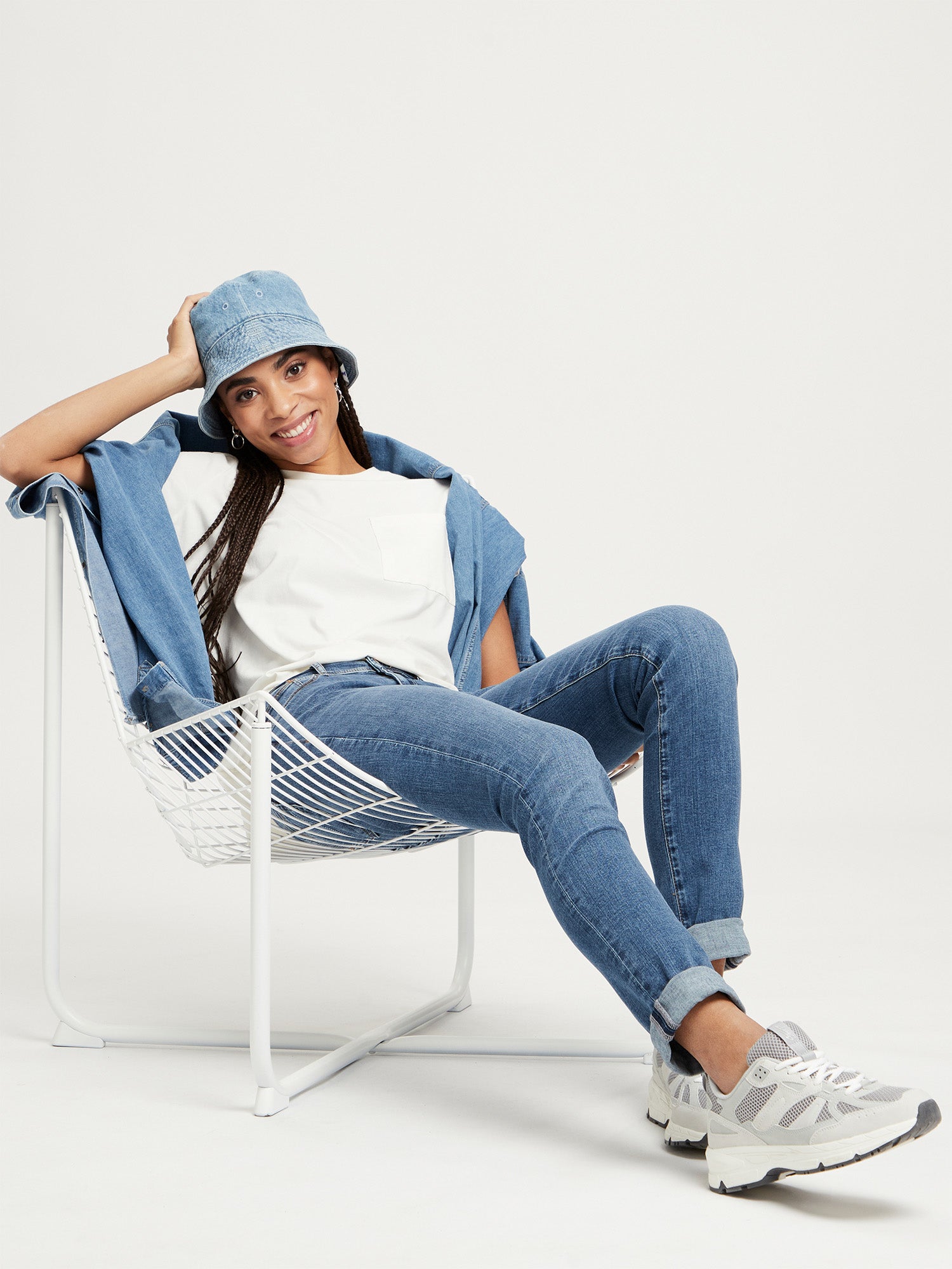 CROSS JEANS Anya Five Pocket - Indigo Wash Moon - P489-228 von Cross Jeans