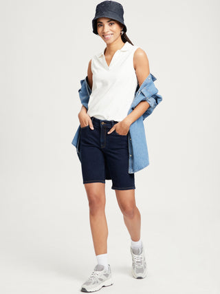 CROSS JEANS Anya Shorts - Night Indigo Gold - P528-005