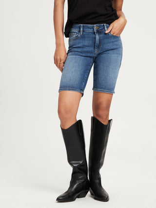 CROSS JEANS Anya Shorts - Coastal Dusk Blue - P528-006