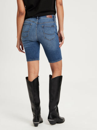 CROSS JEANS Anya Shorts - Coastal Dusk Blue - P528-006
