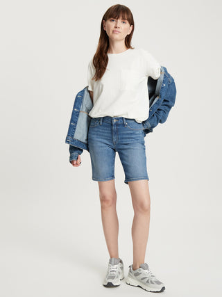 CROSS JEANS Anya Shorts - Sky Harbor Blue - P528-010