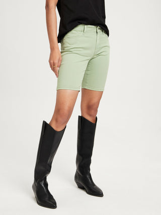 CROSS JEANS Anya Shorts - Meadow Sage Green - P528-008