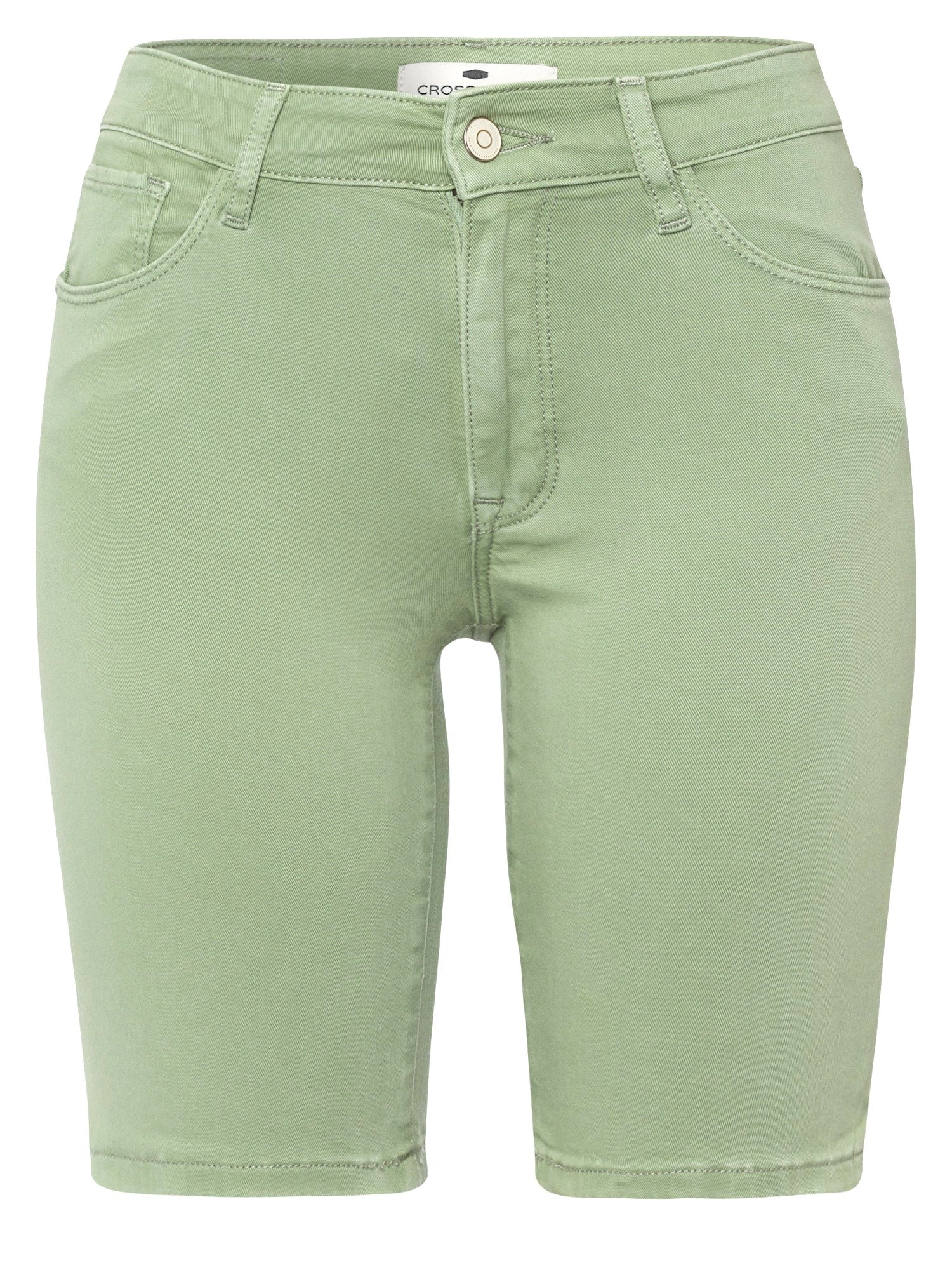 CROSS JEANS Anya Shorts - Meadow Sage Green - P528-008