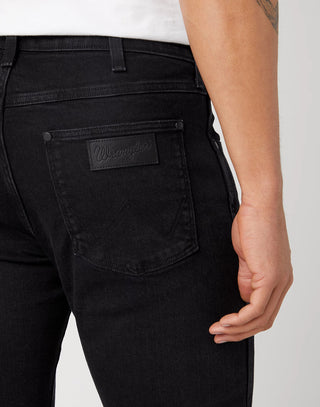 WRANGLER Larston Slim Tapered Jeans - Midnight Shadow Black - 112341423