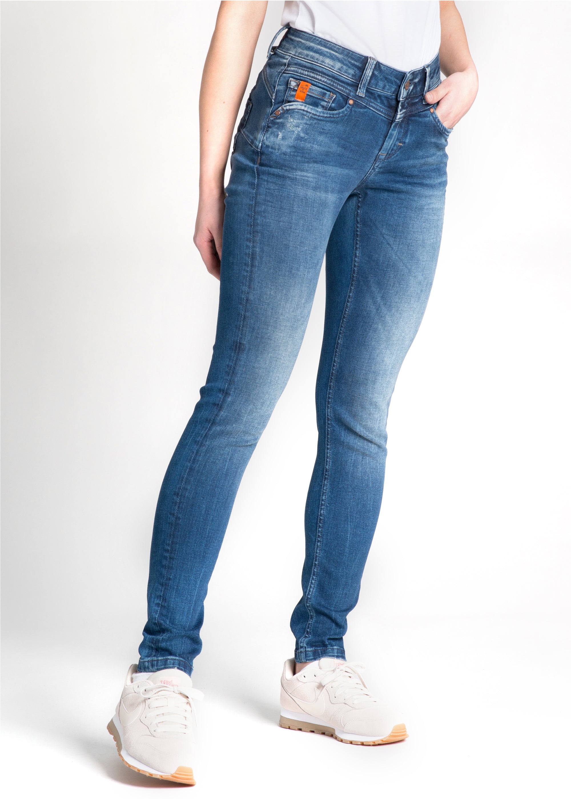 MOD JEANS Ellen Skinny Jeans - Sea-Salt Blue - AU19-2002.2925