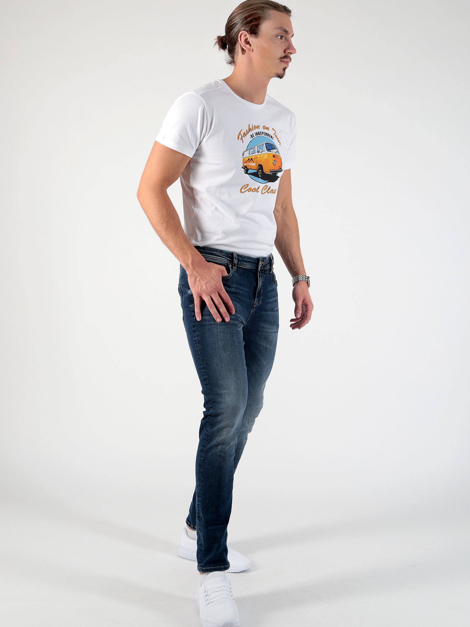 MOD JEANS CORNELL - Indigo Smoke Blue - AU20-1003.3153 von MOD Jeans