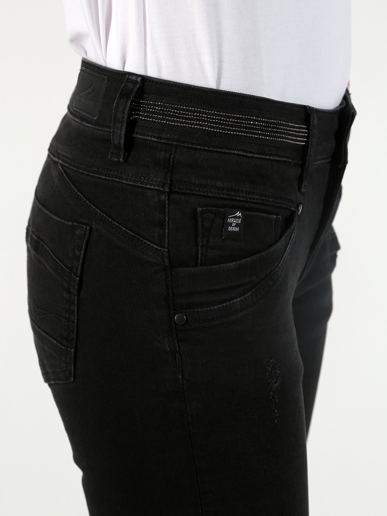MOD JEANS Suzy Skinny Jeans - Midnight Ink Black - AU20-2012.364 von MOD Jeans