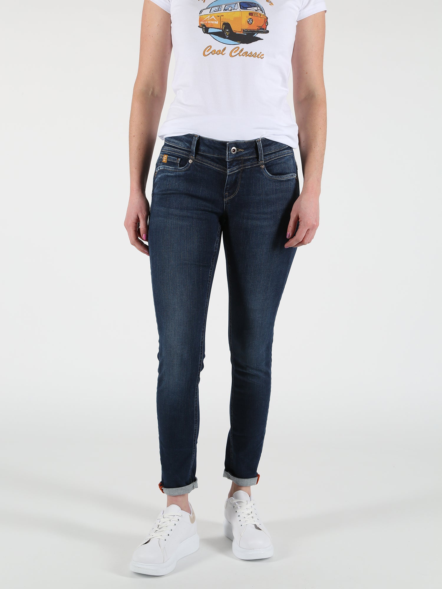 MOD JEANS Ellen Skinny Jeans - Midnight River Blue - AU21-2002.3450