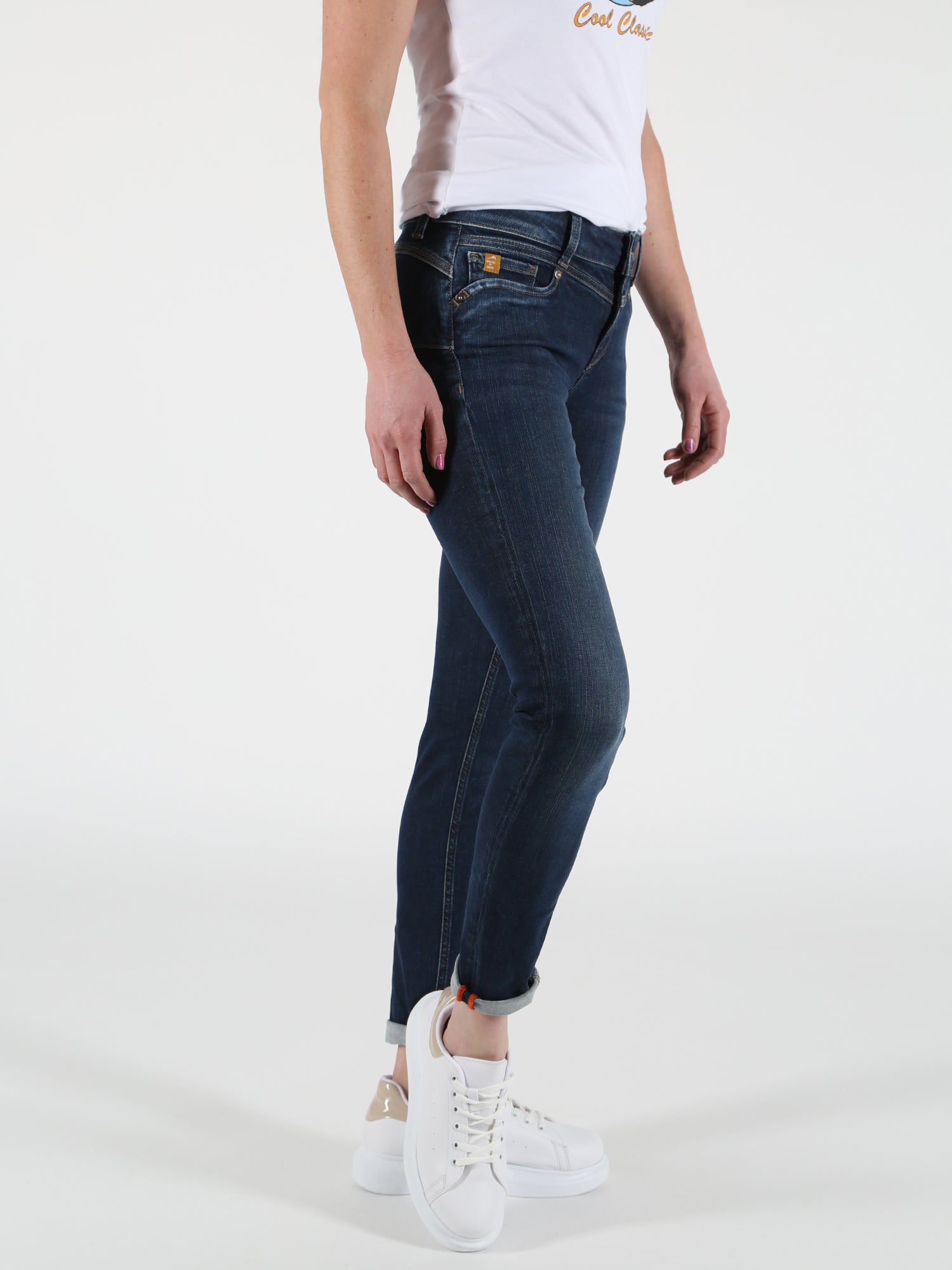 MOD JEANS Ellen Skinny Jeans - Midnight River Blue - AU21-2002.3450 von MOD Jeans