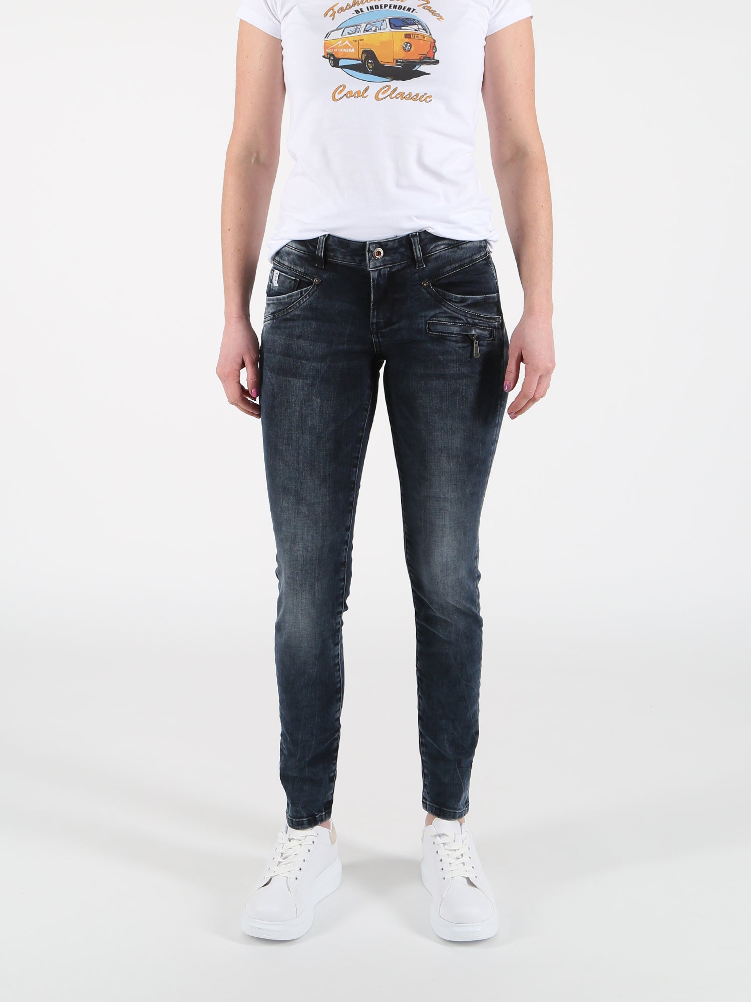 MOD JEANS Suzy Skinny Jeans - Midnight Denim Blue - AU21-2012.3408 von MOD Jeans