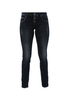 MOD JEANS ULLA Manta Blue Jeans - Night Indigo Wash - AU21-2087.3419