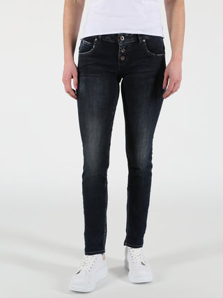 MOD JEANS ULLA Manta Blue Jeans - Night Indigo Wash - AU21-2087.3419