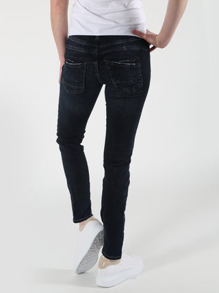 MOD JEANS ULLA Manta Blue Jeans - Night Indigo Wash - AU21-2087.3419