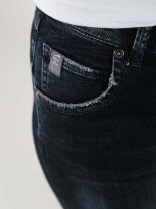 MOD JEANS ULLA Manta Blue Jeans - Night Indigo Wash - AU21-2087.3419