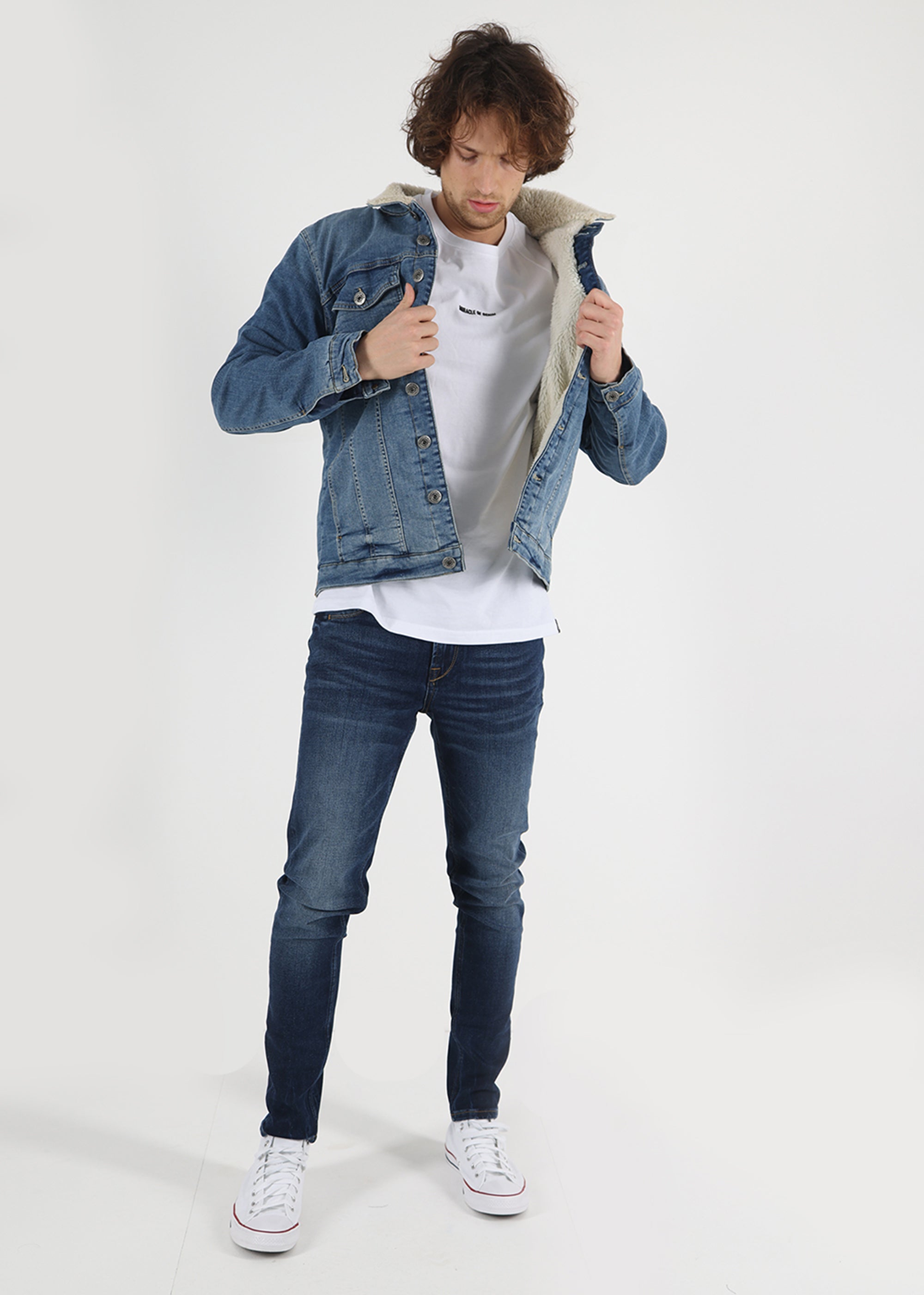 MOD JEANS MARCEL Straight - Coastal Indigo Wash - AU23-1005.3652