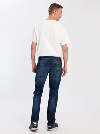 CROSS JEANS Dylan Jeanshose - Midnight Indigo Blue - E195-133