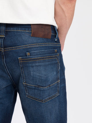 CROSS JEANS Dylan Jeanshose - Midnight Indigo Blue - E195-133