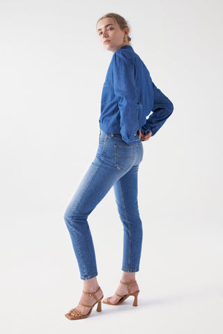 SALSA TRUE CROPPED Jeans - Harbor Sky Blue - 21007181.0510