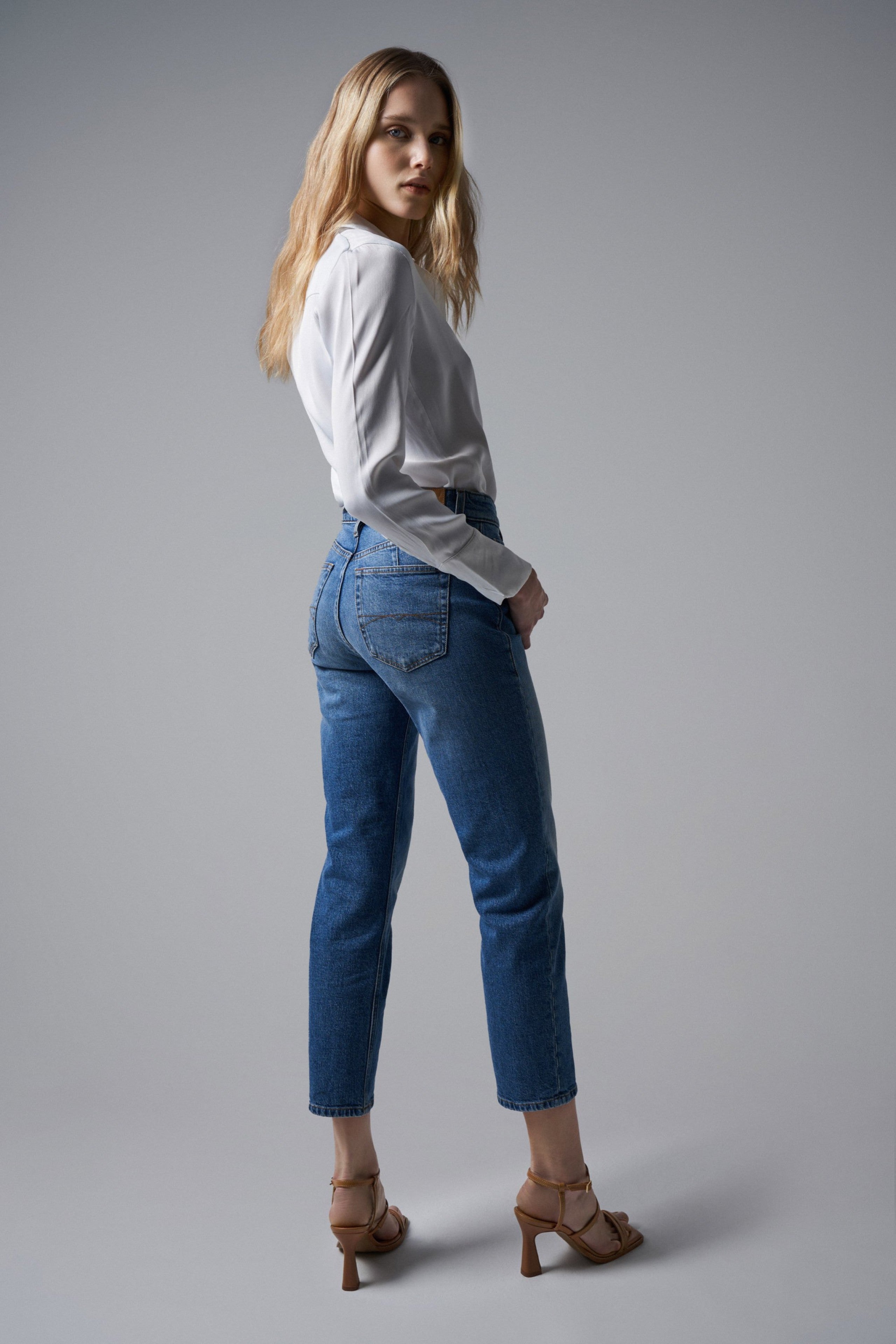SALSA TRUE CROPPED Jeans - Harbor Sky Blue - 21007181.0510 von Salsa