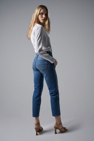 SALSA TRUE CROPPED Jeans - Harbor Sky Blue - 21007181.0510