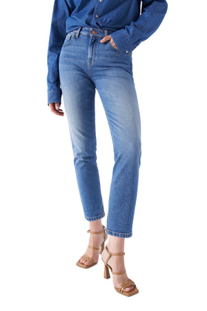 SALSA TRUE CROPPED Jeans - Harbor Sky Blue - 21007181.0510