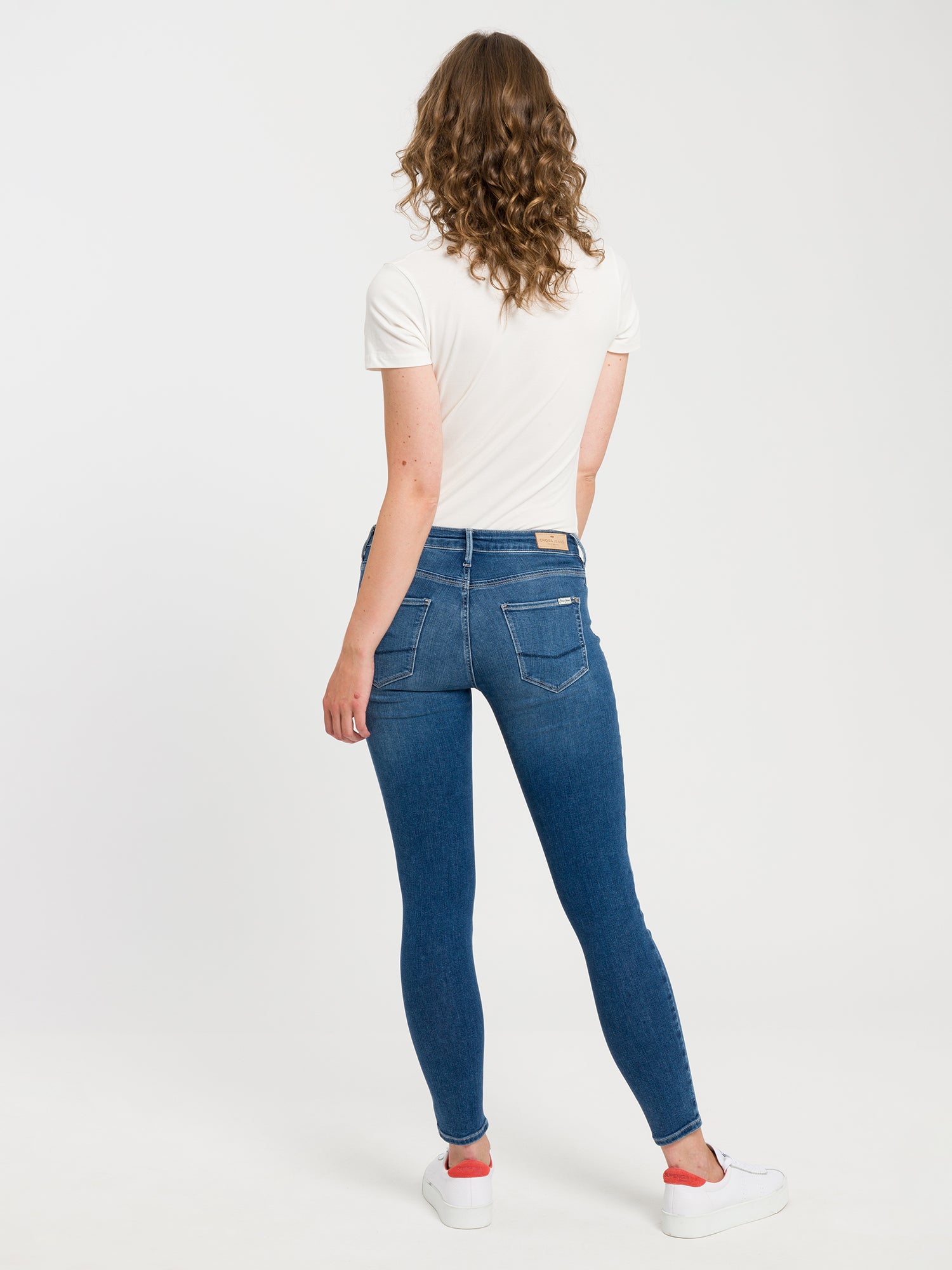 CROSS JEANS Giselle Jeans - Ocean Gaze Blue - P477-106 von Cross Jeans